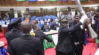 Sierra Leone MPs scuffle over electoral reform