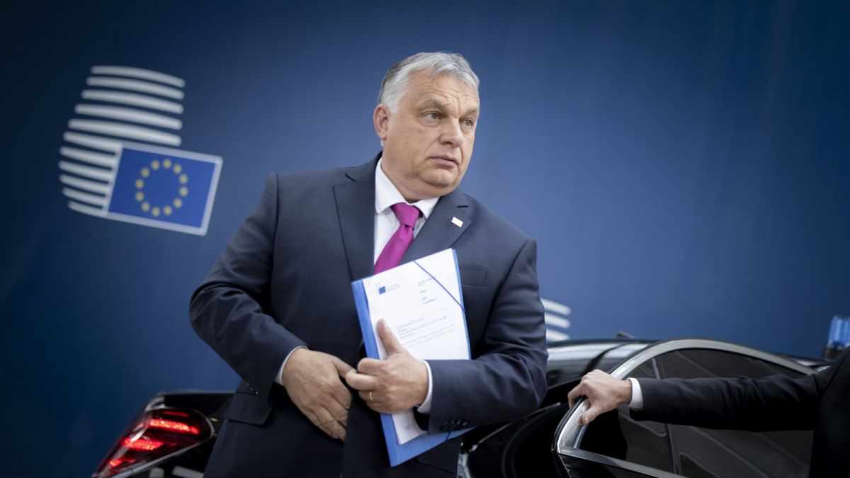 Archív fotó: Orbán Viktor érkezik az Európai Tanács ülésére Brüsszelbe
