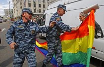 Le 27 mai 2012, Moscou, tentative de marche des fiertés