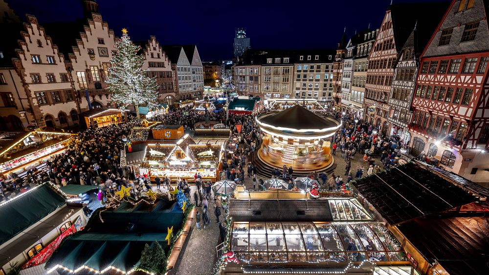 Christmas celebrations kick off in Frankfurt and Stockholm