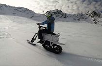 Ein Moonbike in Aktion in Ischgl