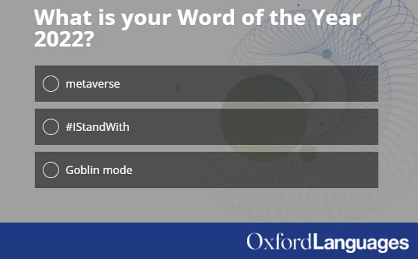 Oxford Word of the Year 2022 to be decided by the public for first time