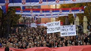 Протесты сербов