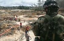 La Policía y el Ejército de Colombia desmantelan la mina ilegal que devastaba las selvas del Guainía