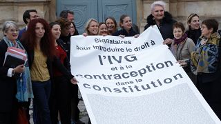 Deputati del partito La France Insoumise, firmatario del testo approvato dall'Assemblea Nazionale francese