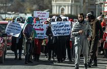 Kabul, manifestazione delle donne