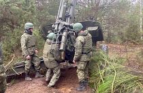Российские военные на учениях в Беларуси