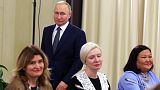 Президент России Владимир Путин на встрече с матерями военных 