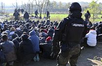 Migrantes en Serbia