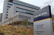 FILE - This Friday, Dec. 2, 2016 file photo shows the headquarters of Europol in The Hague, Netherlands.