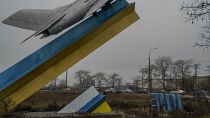 Cars leave Kherson, southern Ukraine, Saturday, Nov. 26, 2022, fleeing Russian shelling on the southern Ukrainian city whose recapture they had celebrated weeks earlier.