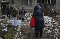 Последствия российского удара по городу Часов Яр в Бахмутском районе Донецкой области