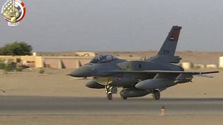 طائرة مقاتلة تابعة للقوات المسلحة المصرية
