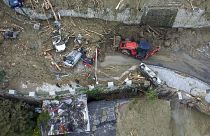Glissement de terrain dévastateur sur l'île d'Ischia, dans le sud de l'Italie, le 27 novembre