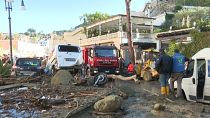 Labores de rescate en Ischia tras la catástrofe