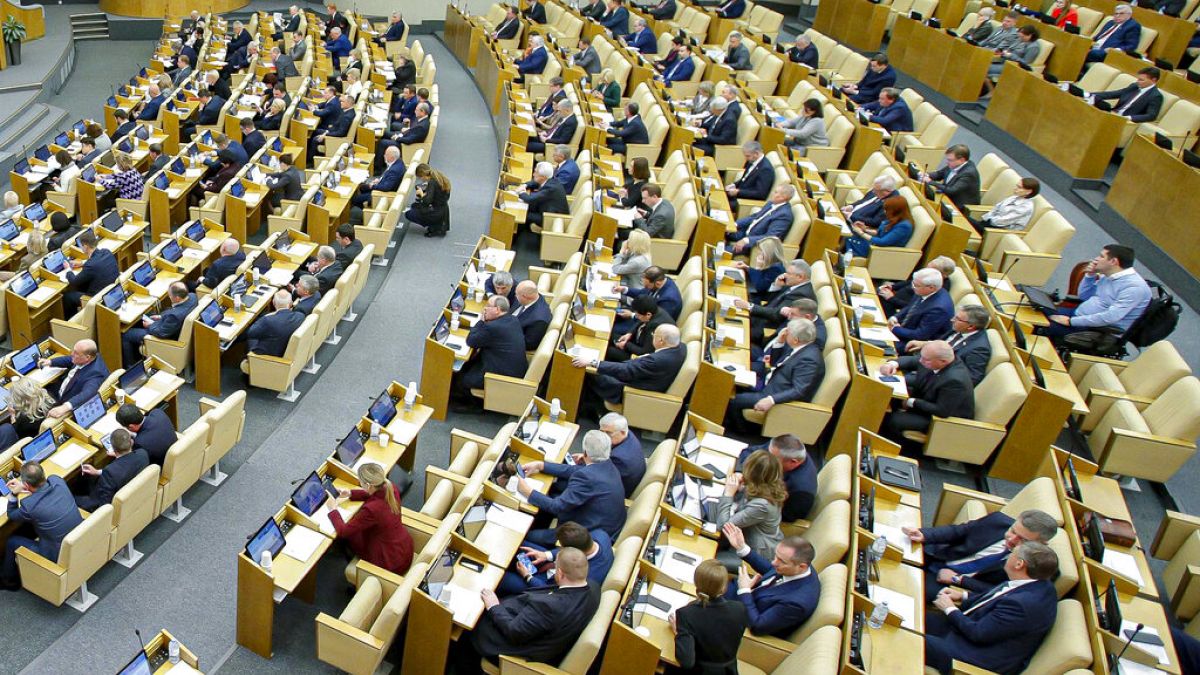 Az orosz parlament alsóháza, a Duma (a kép illusztráció)
