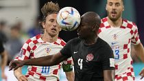 صورة من مباراة كرواتيا وكندا 