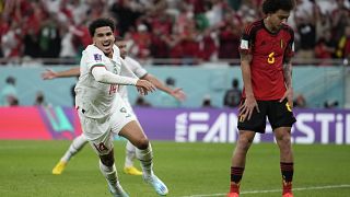 Mondial de football : le Maroc triomphe face à la Belgique 2-0