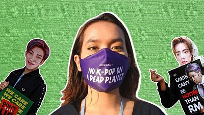 Nurul Sarifah is one of the organisers of Kpop4planet, a group of K-pop fans fighting for climate justice.