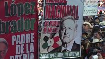 La marcha a favor de AMLO recorre la Ciudad de México 