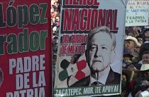 La marcha a favor de AMLO recorre la Ciudad de México