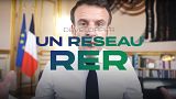 Emmanuel Macron announced on his Youtube channel an express rail network for 10 major French citites.