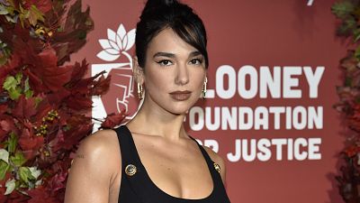 Dua Lipa was born in London to Albanian parents from Kosovo