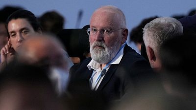Frans Timmermans, executive vice president of the European Commission, at COP27