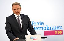 Almanya'da koalisyonun küçük ortağı Hür Demokrat Parti (FDP) lideri Christian Lindner