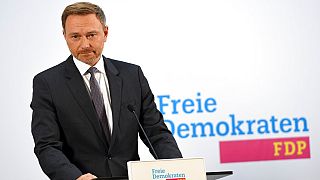 Almanya'da koalisyonun küçük ortağı Hür Demokrat Parti (FDP) lideri Christian Lindner