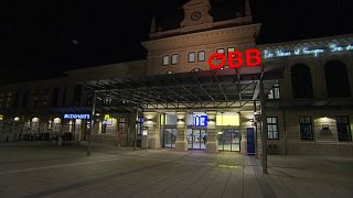 Вокзал в городе Линц, Австрия