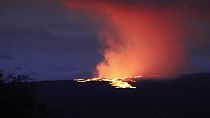 Действующий вулкан Мауна-Лоа