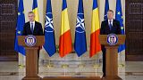 Le secrétaire général de l'Otan, Jens Stoltenberg, a rencontré lundi le président roumain Klaus Iohannis.