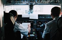 Commercial flights normally have two pilots in the cockpit in case one falls ill.