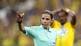 Stéphanie Frappart, arbitre française présente à la Coupe du monde au Qatar - le 07/05/2022 (archives)