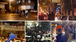 شادی مردم ایران در برخی از شهرها پس از باخت تیم ملی