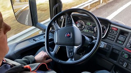 Scania is trialling self-driving trucks on Swedish roads.