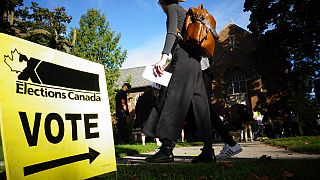   صورة من الارشيف-الانتخابات الكندية في تورنتو 20 سبتمبر 2021