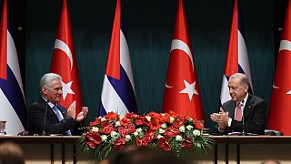 Küba Devlet Başkanı Diaz-Canel, geçen hafta Cumhurbaşkanı Erdoğan ile bir araya gelmişti
