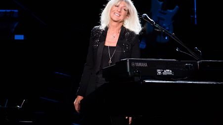 Christine McVie from the band Fleetwood Mac performs at Madison Square Garden in New York on Oct. 6, 2014.
