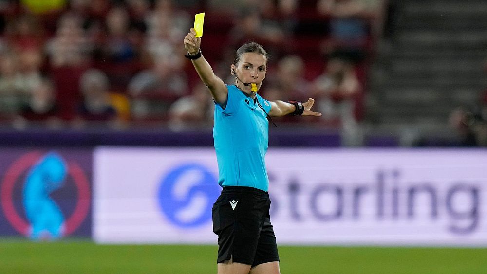 First allfemale referee team to take charge at men's World Cup game