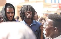 Membri della comunità rastafariana protestano in Sudan