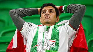 Mağlubiyet sonrası İranlı bir taraftar 
