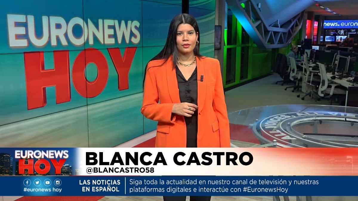 Blanca Castro presenta este jueves Euronews Hoy. 