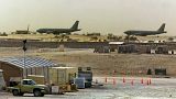 Archív fotó: amerikai katonai gépek a dohai légi támaszponton