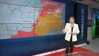 Sasha Vakulina presenta cada día la sección: Mapas de la Guerra.