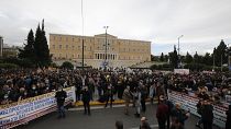 Διαδήλωση υγειονομικών στην Αθήνα