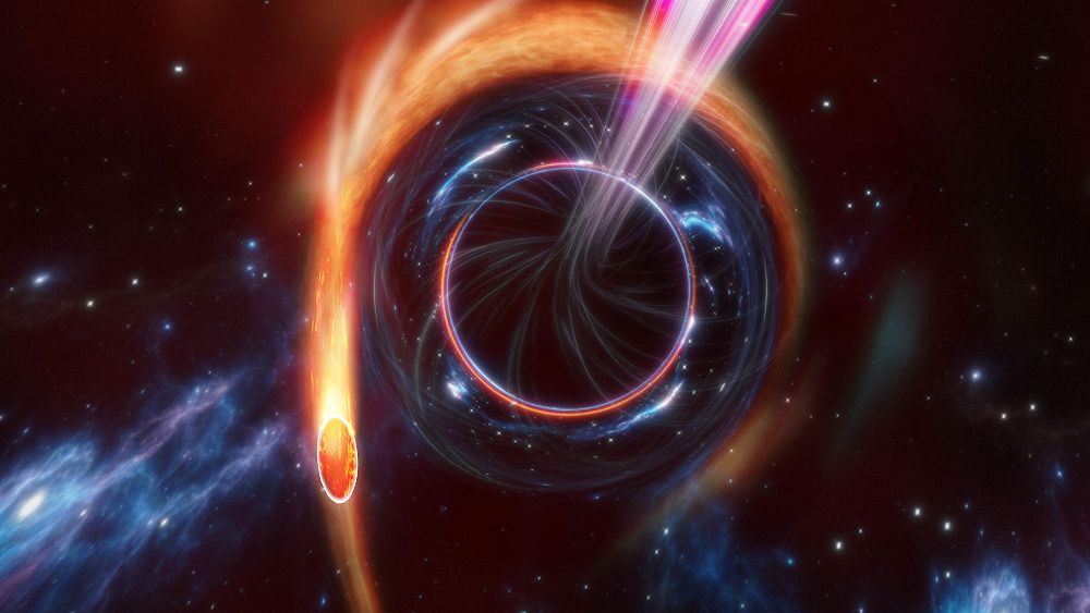 Observing the phenomenon of a black hole swallowing a star and emitting a bright jet