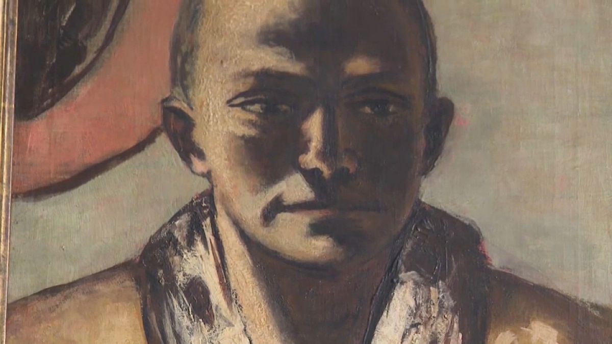 Beckmann self-portrait at auction