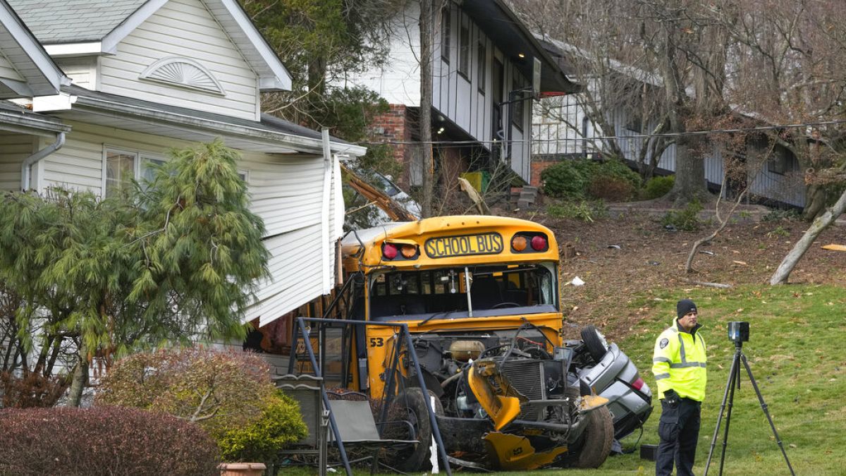 El bus escolar accidentado
